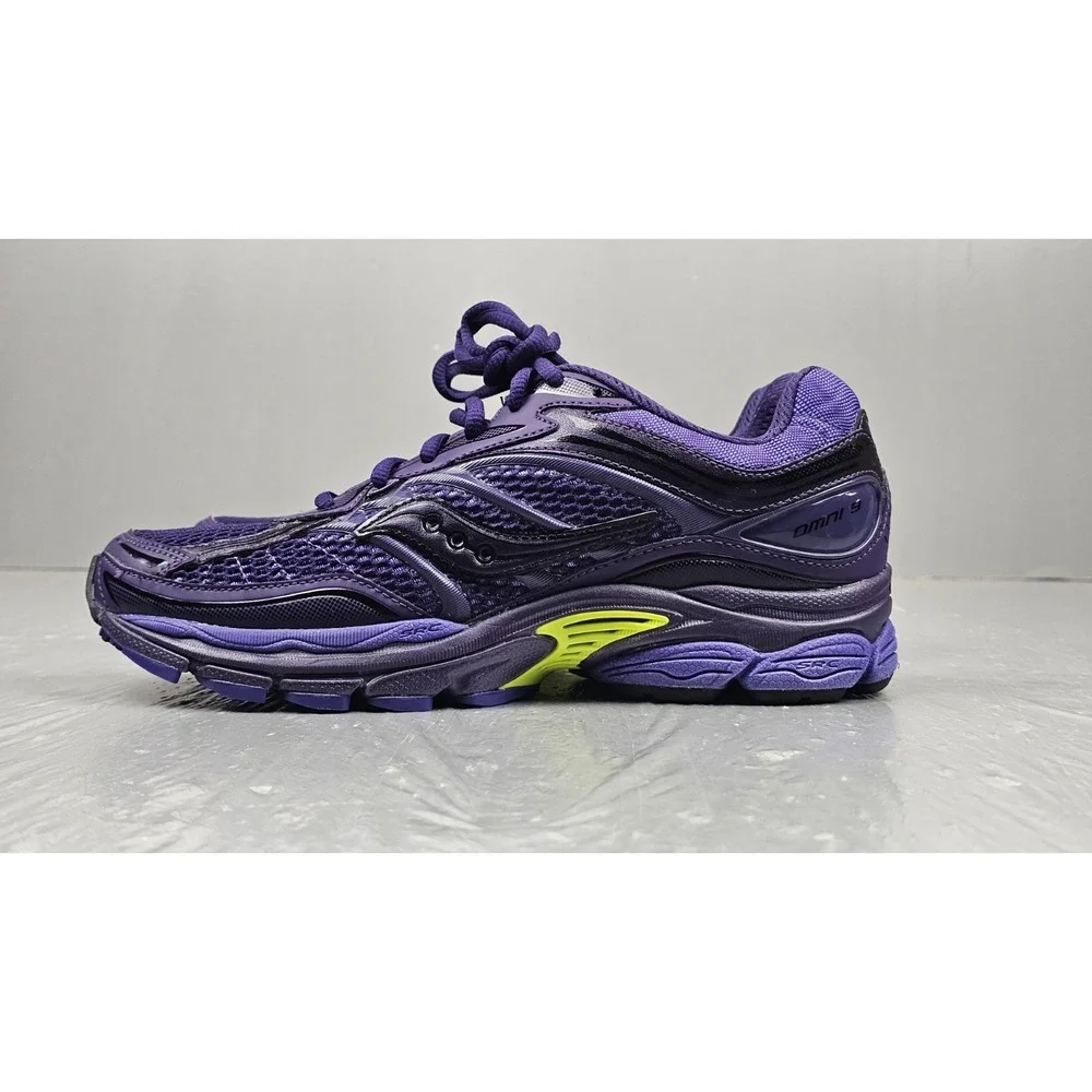 Saucony ProGrid Omni 9 Running Shoes Mens 8 Purple Part Pack‎ Athletic Sneakers